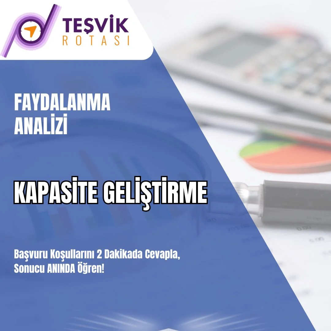 faydalanma analizi kapasite gelistirme destegi